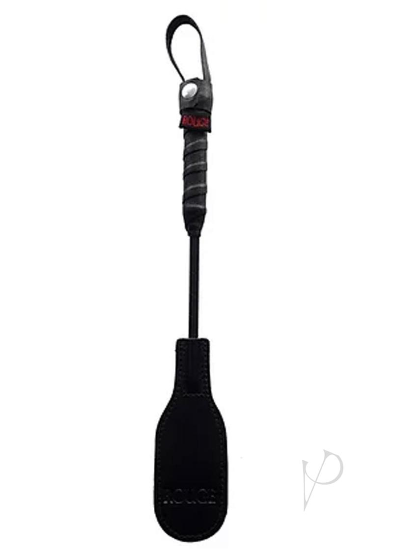 Rouge Mini Leather Oval Paddle Black
