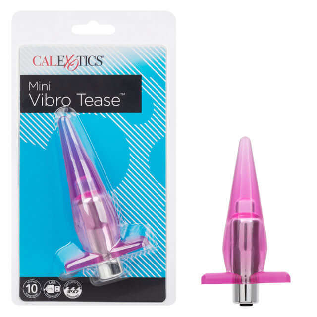Mini Vibro Tease Slender Probe - Pink-3