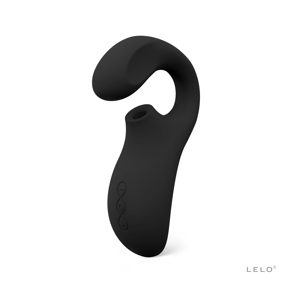 Lelo Enigma Cruise Dual Stimulation Sonic Massager Black, premium dual stimulator with sonic waves for clitoral pleasure.