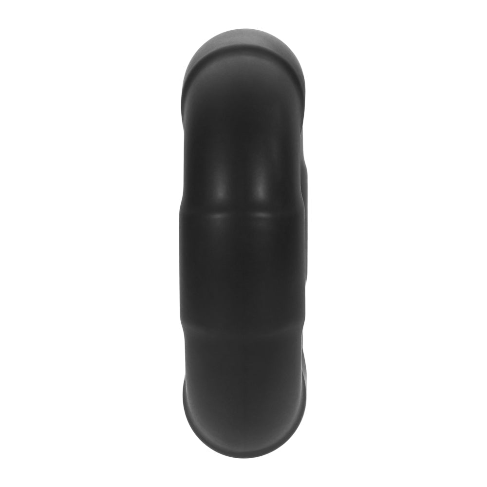 Forto F-33 Liquid Silicone Cockring Large Black for enhanced comfort and support during solo or partnered play.