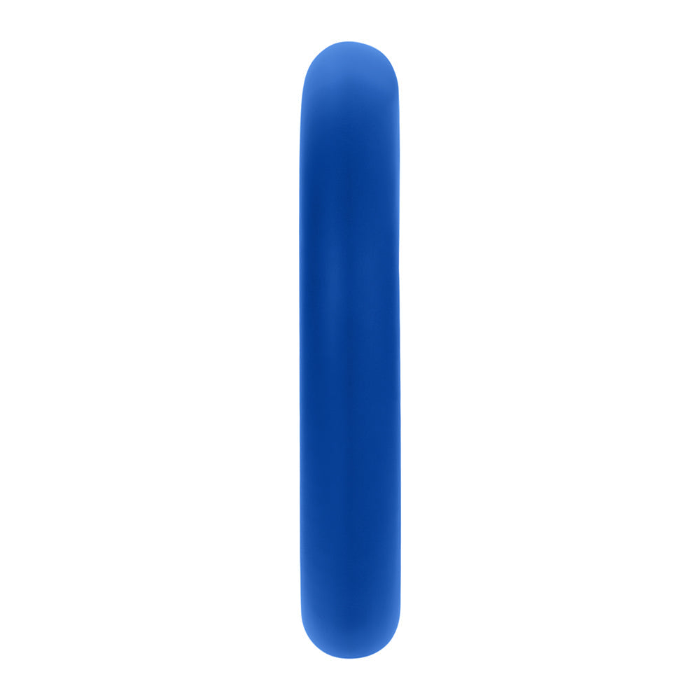 Forto F-61 3-piece Silicone Cockring Set Blue - premium flexible silicone ring in blue.