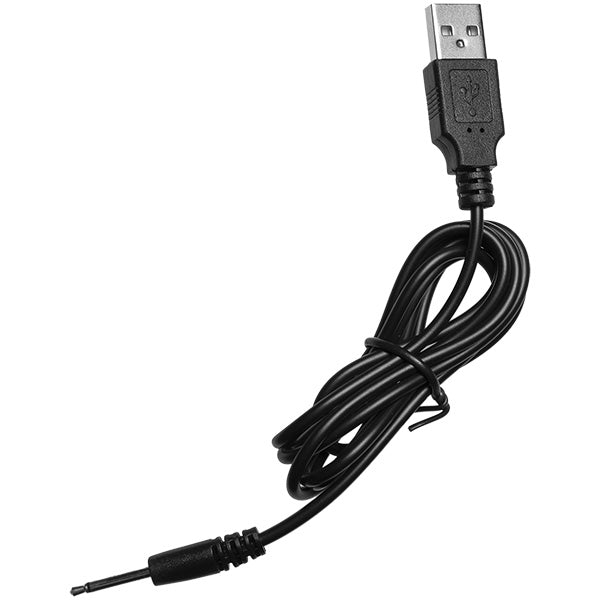 Doc Johnson USB Pin Charger Cord Black is a replacement charging cable for rechargeable toys.