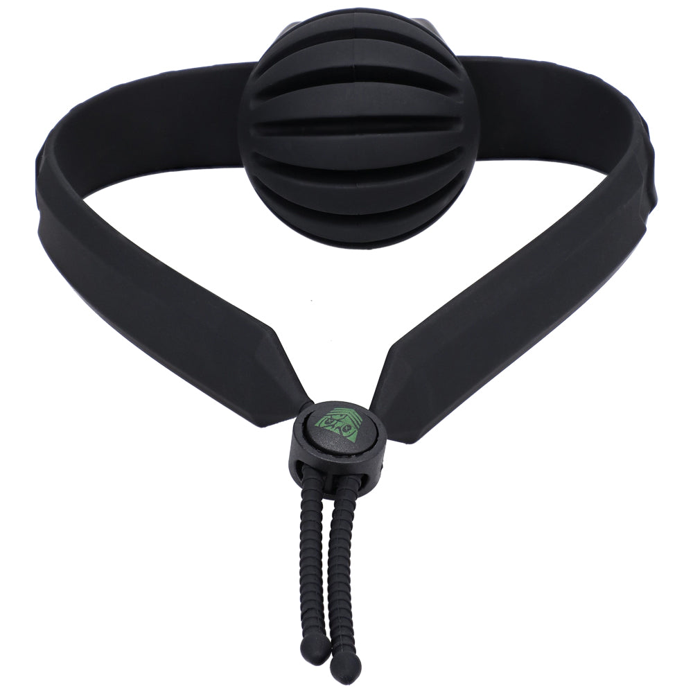 Fort Troff Max Comfort Gag Black - flexible silicone design for comfort and adjustable fit.