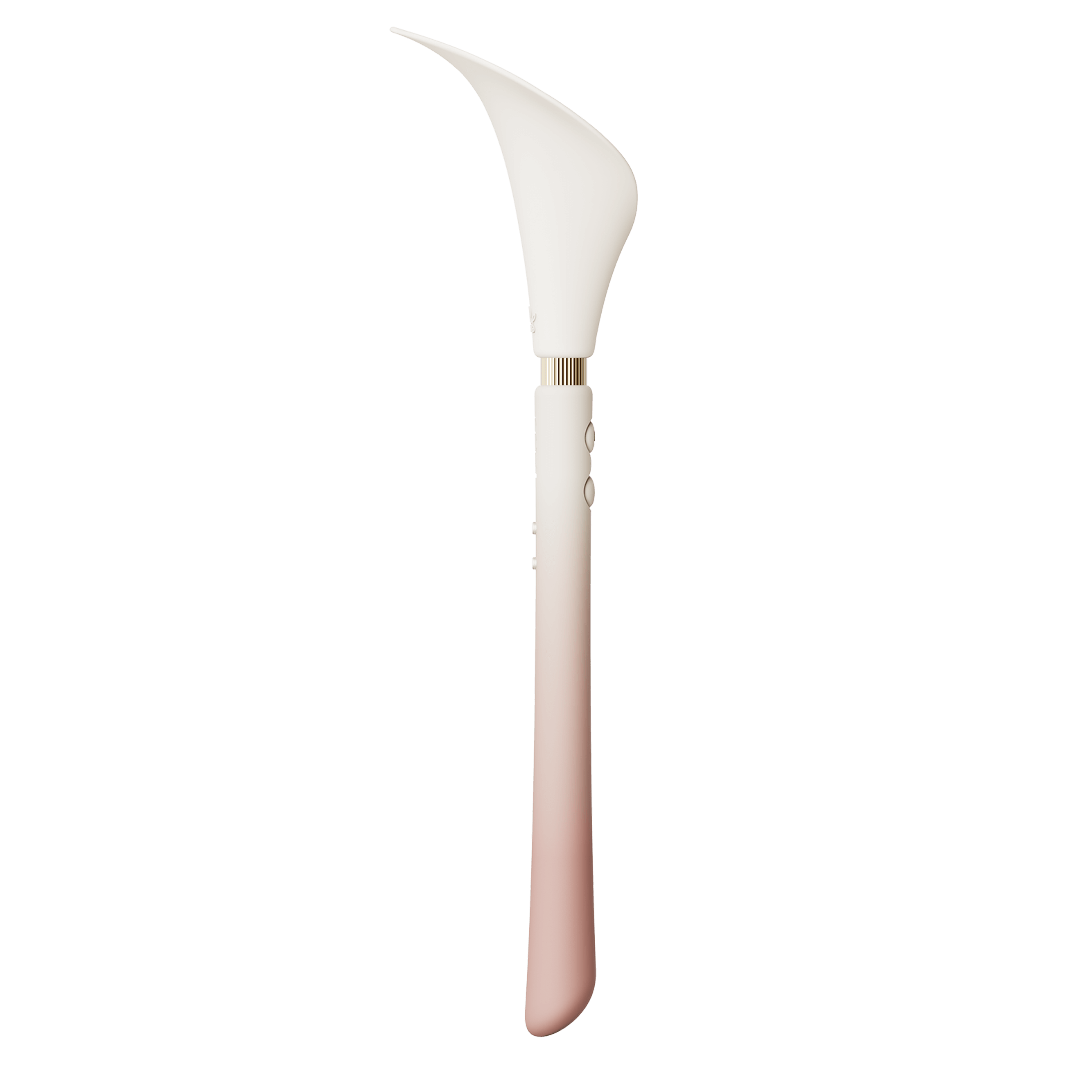 ZALO Calla Dual-Head Vibrating Wand in Blossom Pink, inspired by Calla Lily, designed for discreet personal massage.