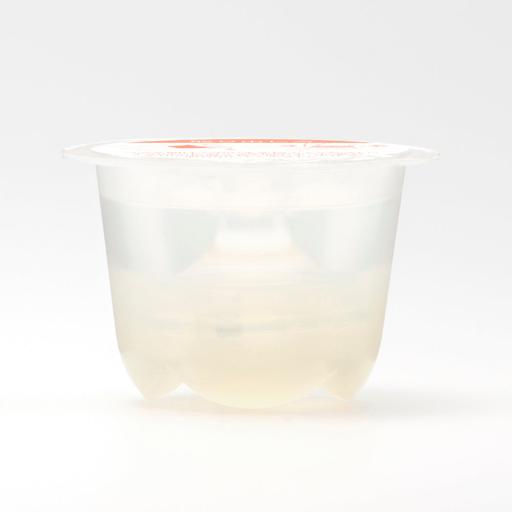 Iroha Petit Lily Disposable Clitoral Stimulator Clear in packaging, featuring a clear design and gentle texture.