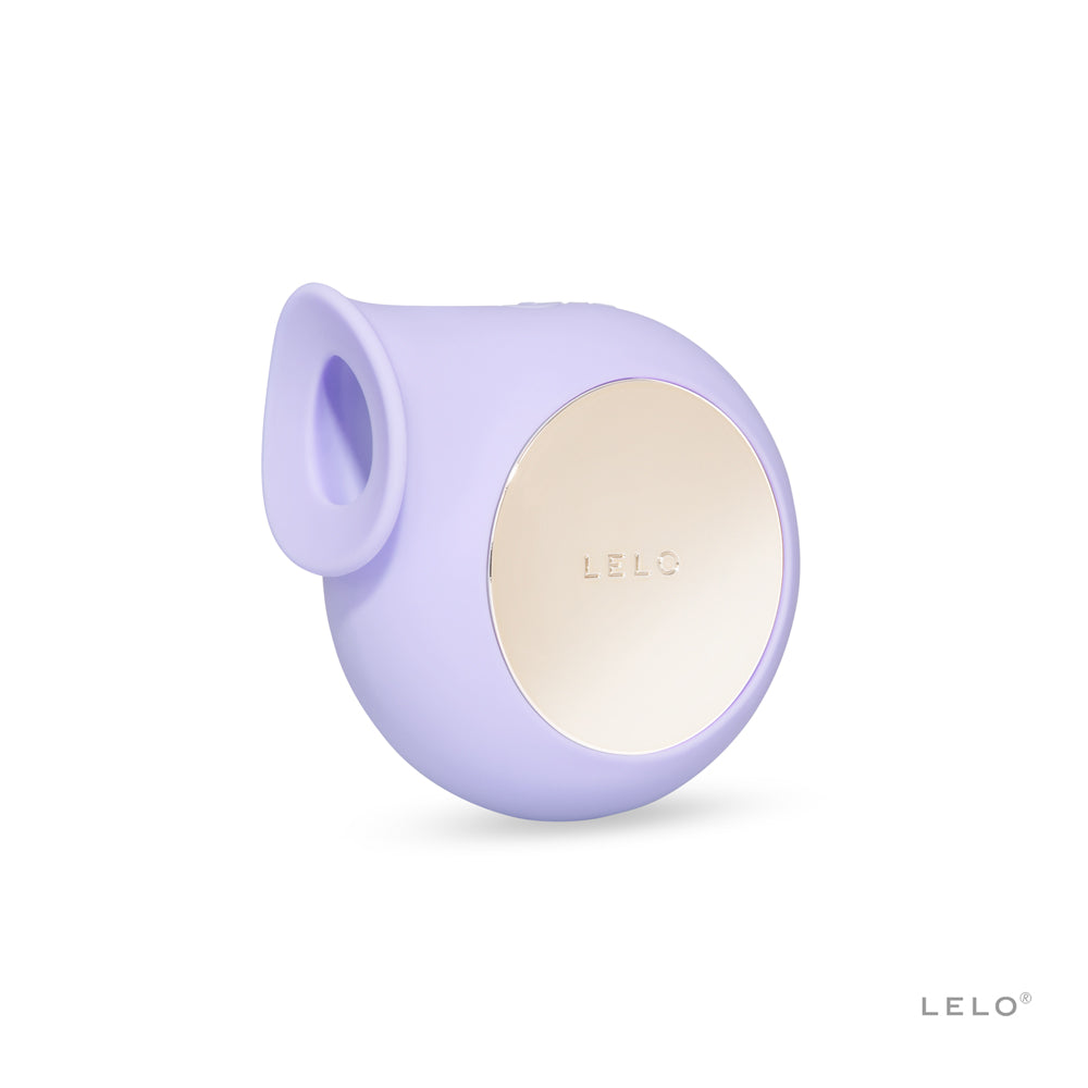 Lelo Sila Cruise Sonic Clitoral Stimulator Lilac side view showcasing its elegant design and ergonomic shape.