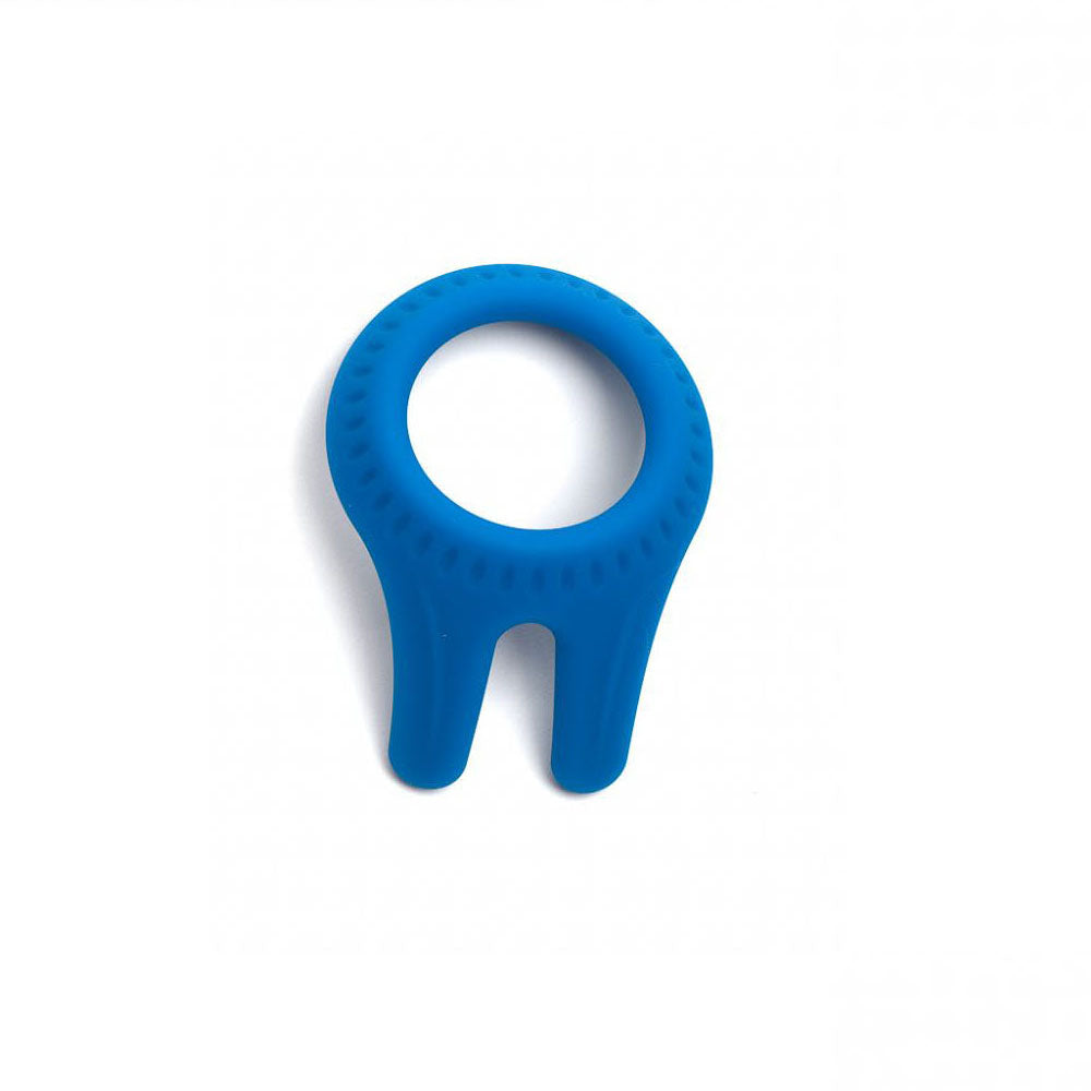 Sport Fucker Cockpit Silicone Cock Ring Blue in ergonomic design for comfort and performance.