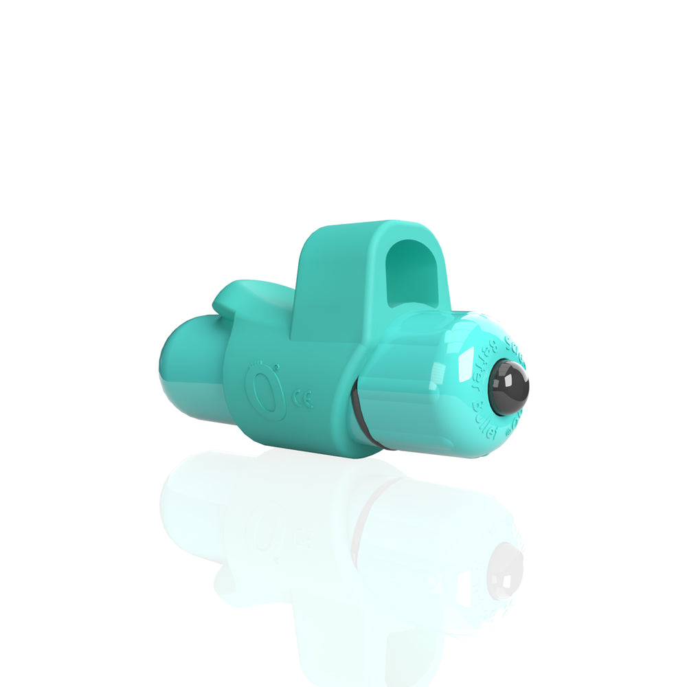 Screaming O 4B FingO Slim Finger Vibrator Kiwi, a sleek finger vibe designed for deep pleasure and convenience.