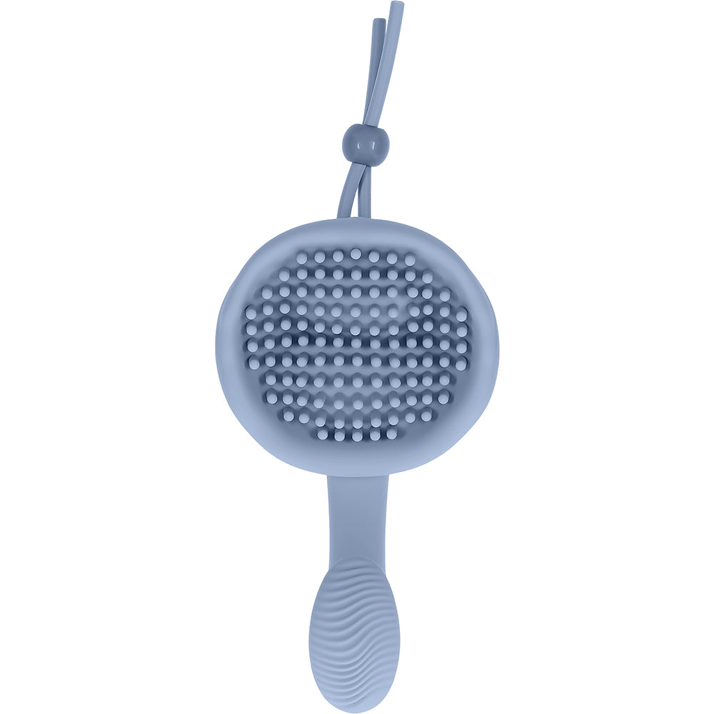 Zero Tolerance In A Nutshell Vibrating Ball Massager Blue with ergonomic design for targeted stimulation.
