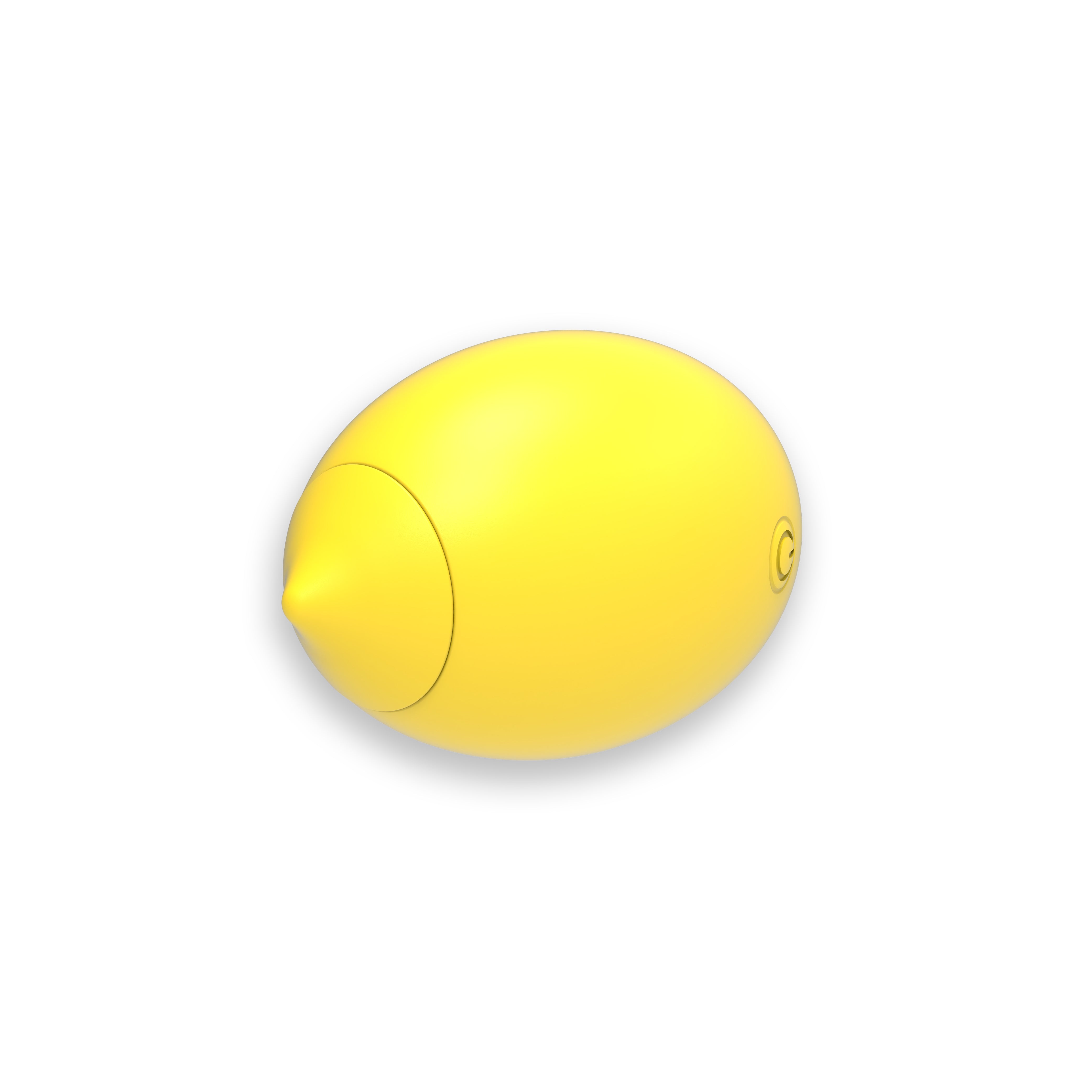 Dreamii Lemon Bliss Air Suction Massager in bright yellow color, designed for stimulating pleasure sensations.