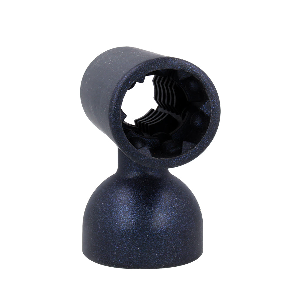 Doxy 3 Silicone Masturbator Wand Attachment Navy, a navy silicone wand attachment designed for enhanced sensations.