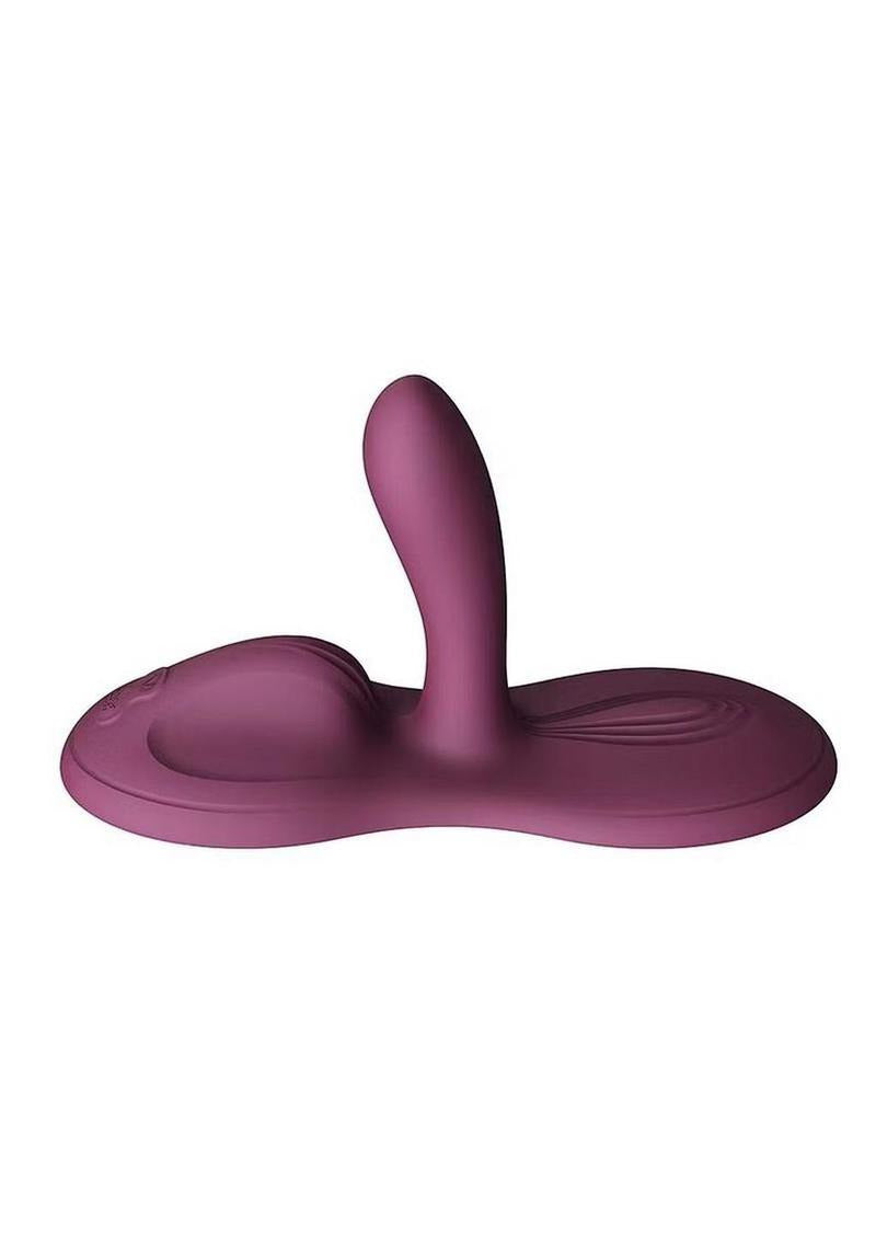 Zalo Flora App Compatible Smart Vibrating Pad Purple featuring ergonomic design and multi-motor technology.