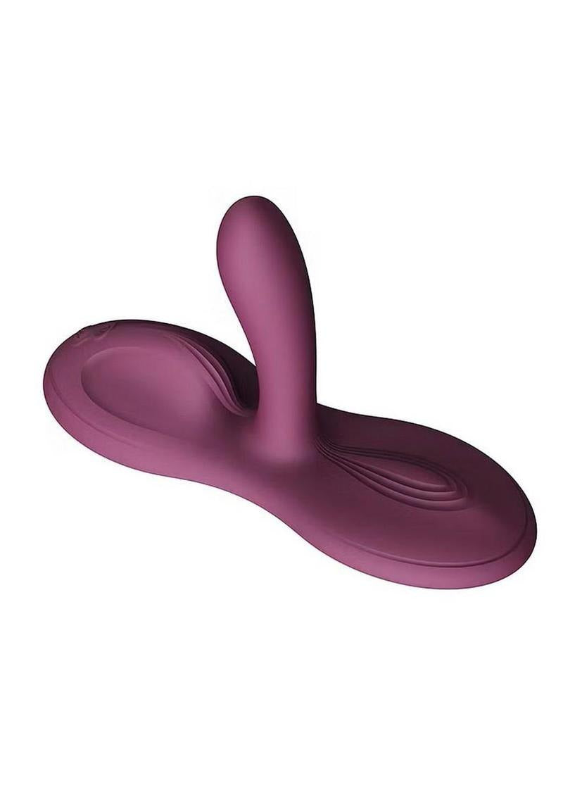 Zalo Flora App Compatible Smart Vibrating Pad Purple showcasing its innovative ergonomic design and sleek appearance.