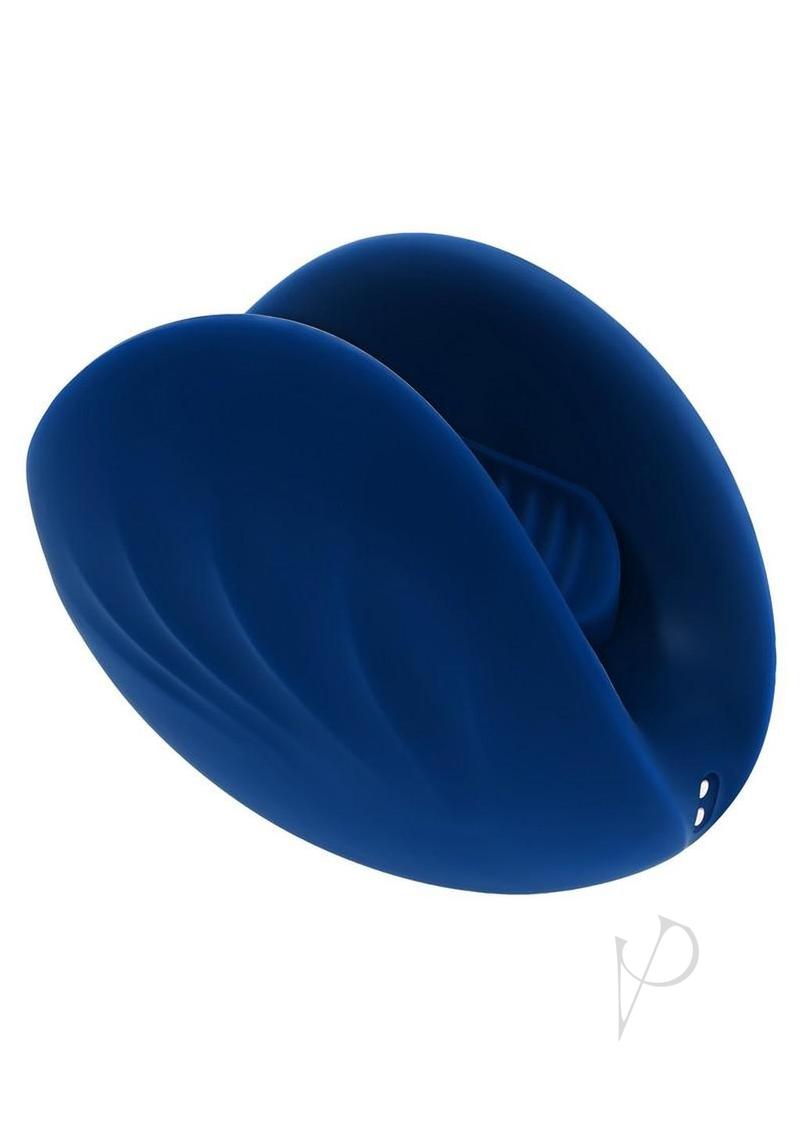 Zero Tolerance Taco Time Rechargeable Silicone Stroker Blue in a unique taco shell design for solo pleasure.