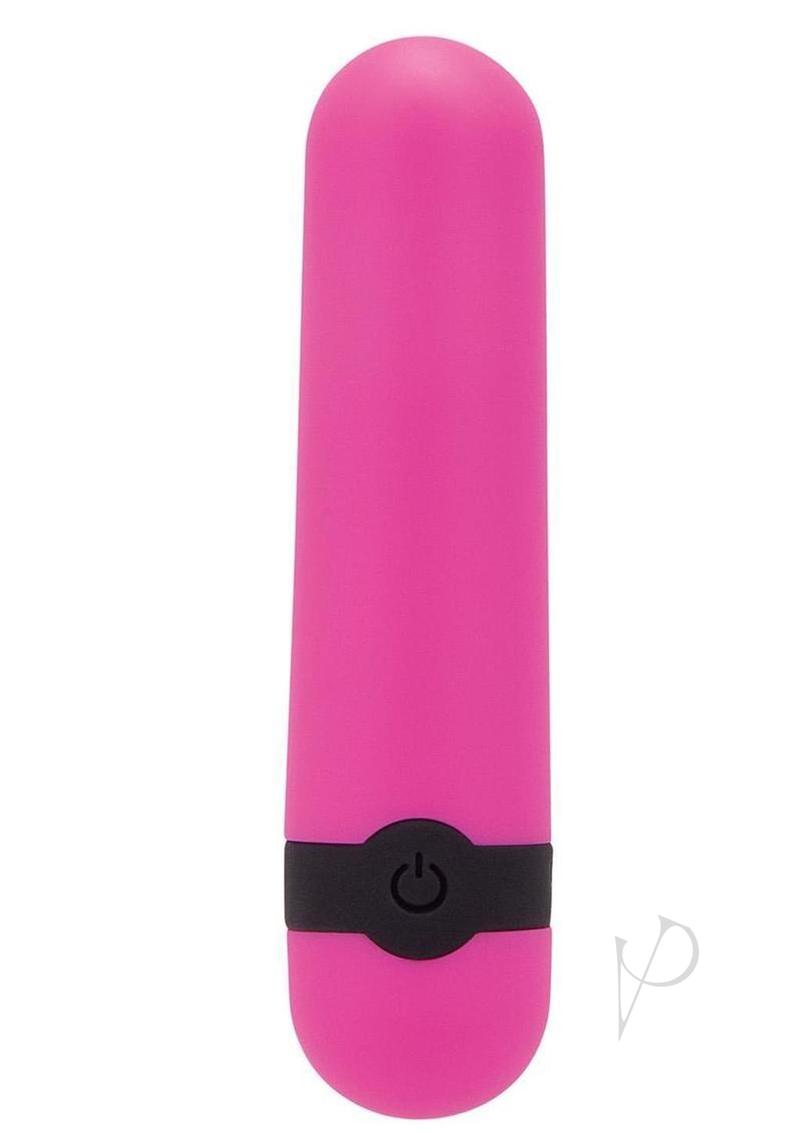 Bodywand Powerbolt Rechargeable Mini Bullet Pink compact vibrator with intuitive controls for targeted stimulation.