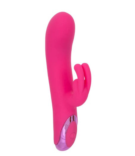 Kroma Turbo G Bunny Vibrator Pink, compact dual-stimulation rabbit vibrator with G-spot shaft and bunny ears.