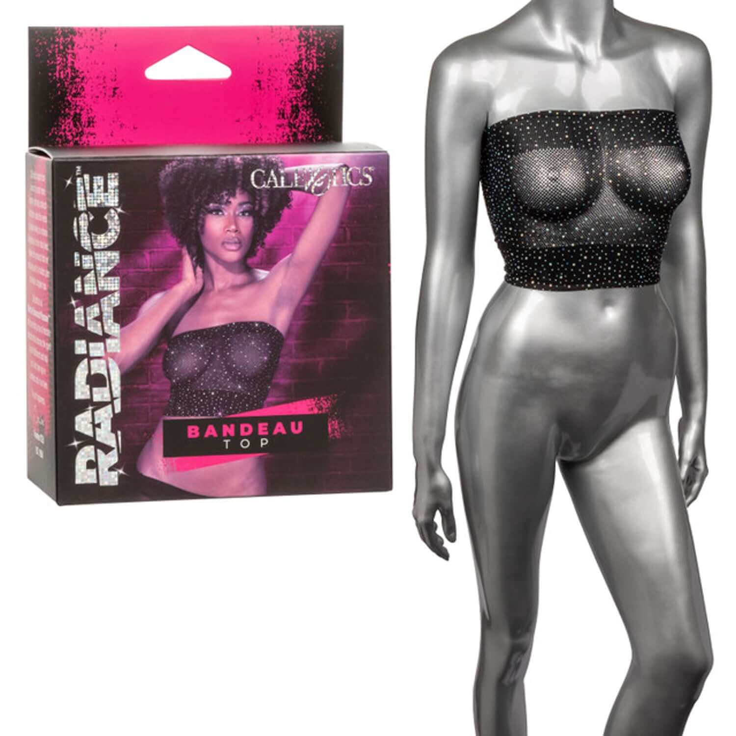 Radiance Bandeau Top - Black-3