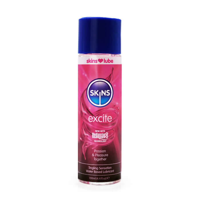 Skins Excite Tingling Water Based Lubricant 4.4oz-0