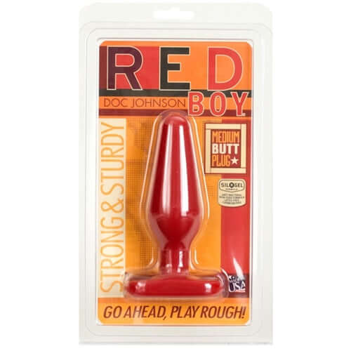 Red Boy Medium Butt Plug-0