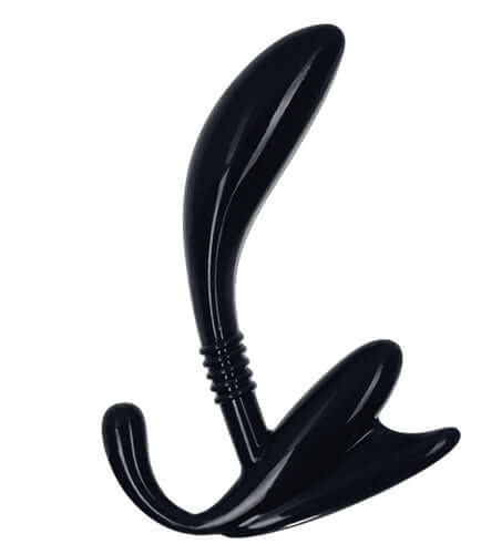 Apollo Curved Prostate Probe Black, designed for effective and comfortable prostate stimulation.