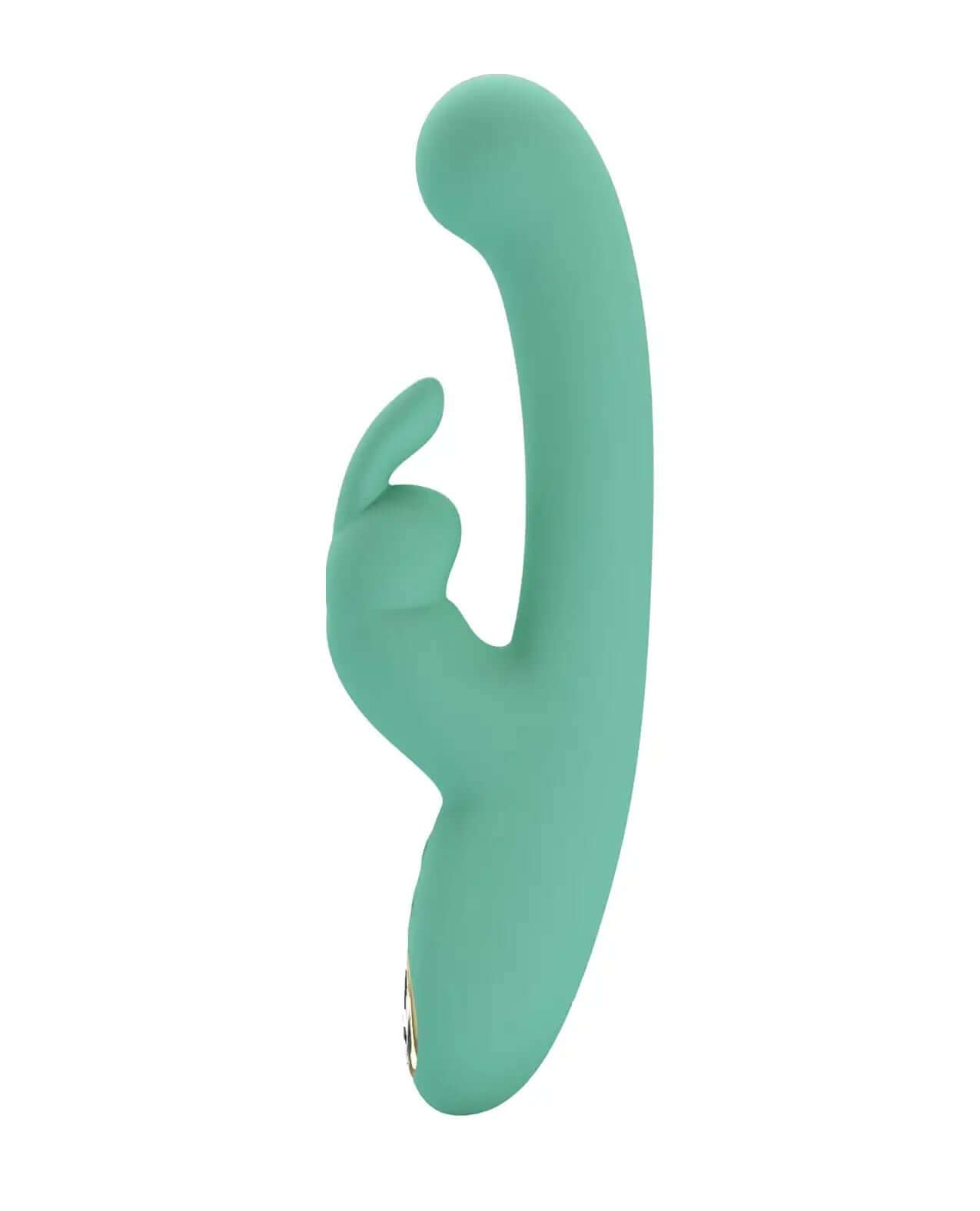 Turquoise Lamar LED Digital Display Rabbit Vibrator in Traceless Silicone, Vibrating and Rechargeable for Intimate Health and Pleasure.