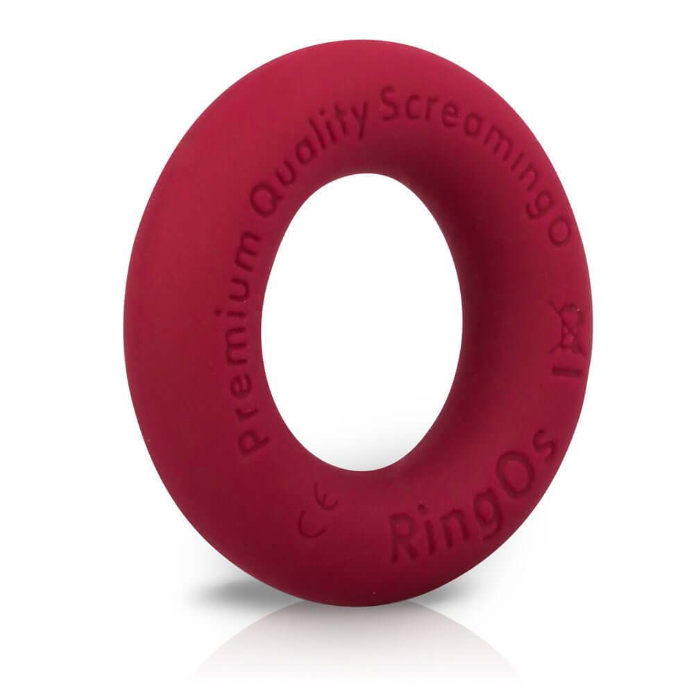Screaming O Ringo Ritz Red, premium silicone cock ring for enhanced intimacy and comfort.