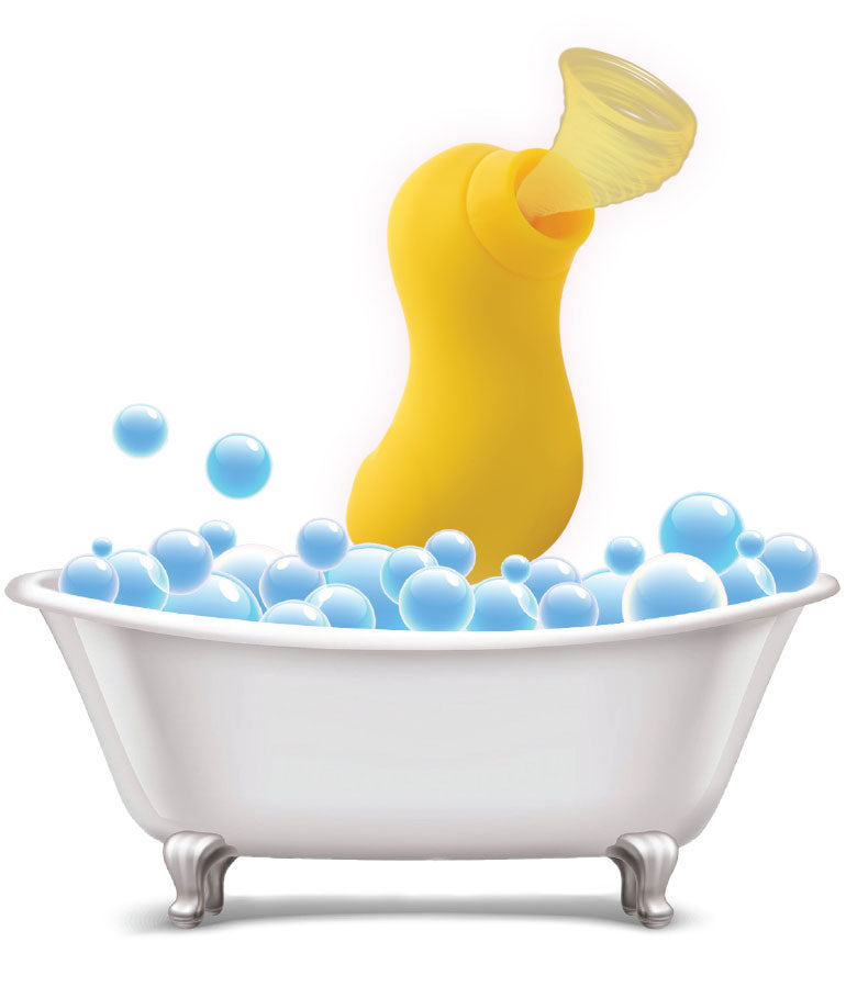 Sucky Ducky Silicone Clitoral Stimulator - Yellow-1