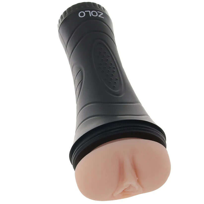 ZOLO Stroke Off Pornstar Pussy Masturbator, featuring realistic texture and design for ultimate pleasure.