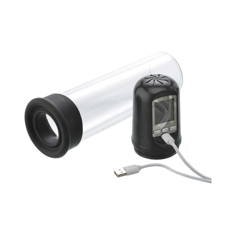 Adam & Eve Adams Rechargeable Penis Pump with digital display and USB charging feature