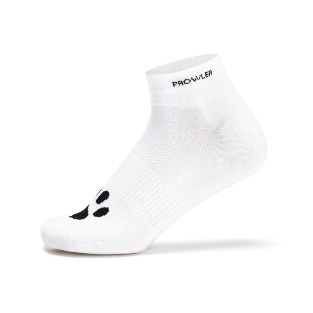 Prowler Red Ankle Sock Just A Hole shown in playful design, perfect for casual wear and expressing unique style.