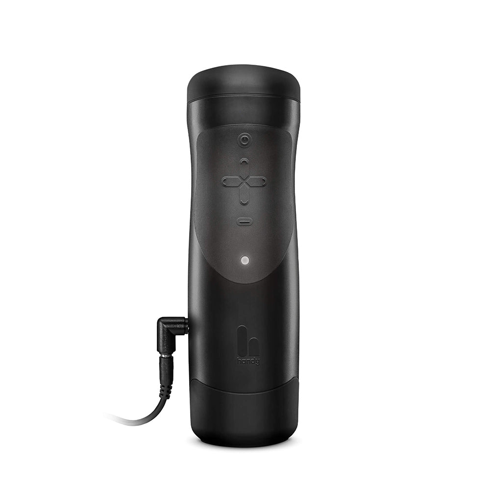 The Handy Interactive Stroker Black, advanced interactive device with seamless connectivity and modern design.
