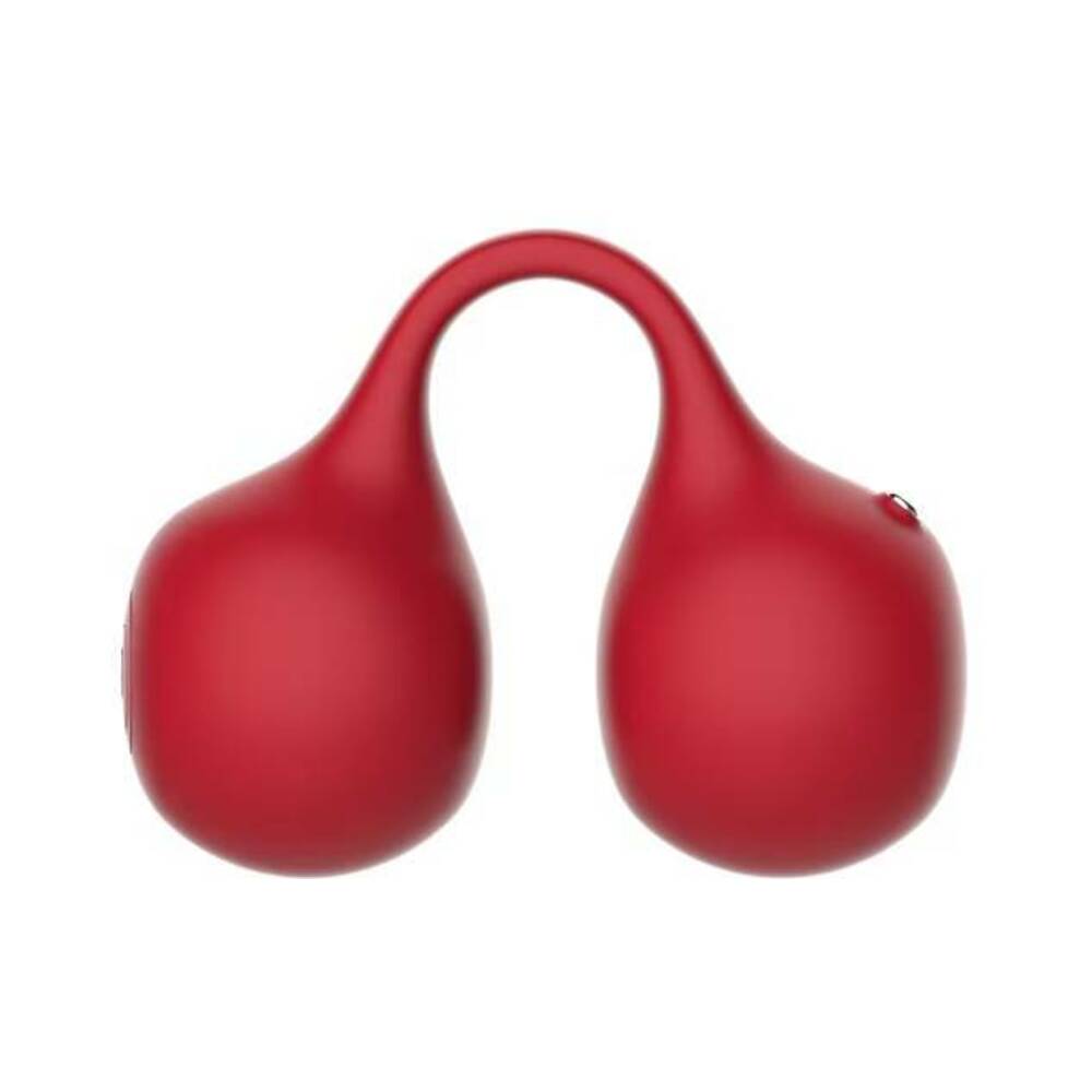Svibe Snail Twinn Clit Hugging Finger Vibrator Cherry in red, featuring an ergonomic design for unique stimulation.