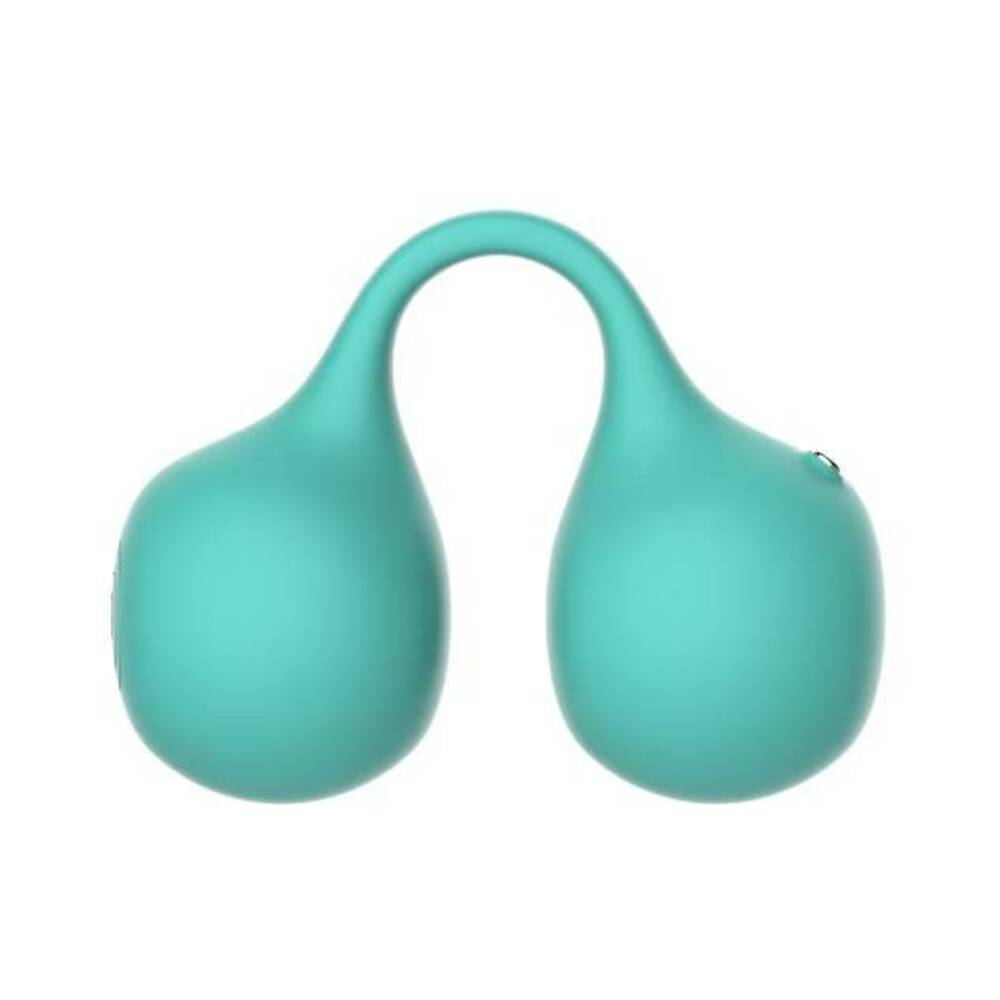 Svibe Snail Twinn Finger Vibrator Tiffany app-enabled in a teal color, designed for enhanced pleasure and stimulation.