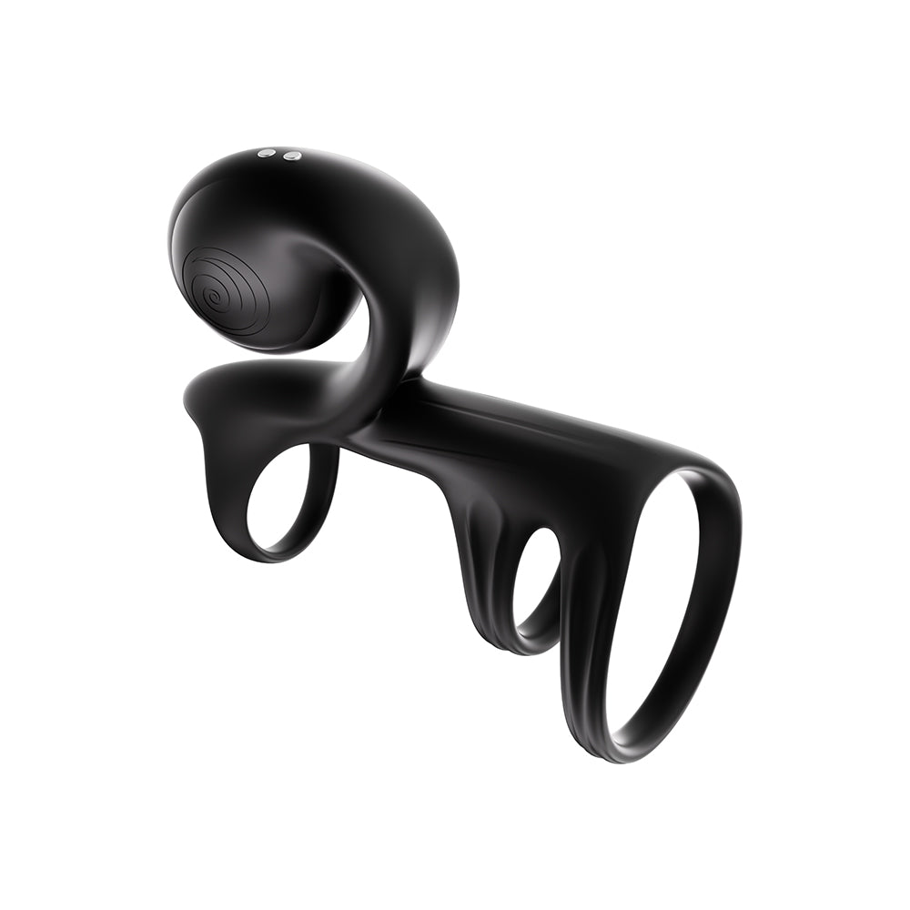 Svibe Snail Jovi Arc Couples Ring Noir Haze showcasing innovative ergonomic design for comfort and support.