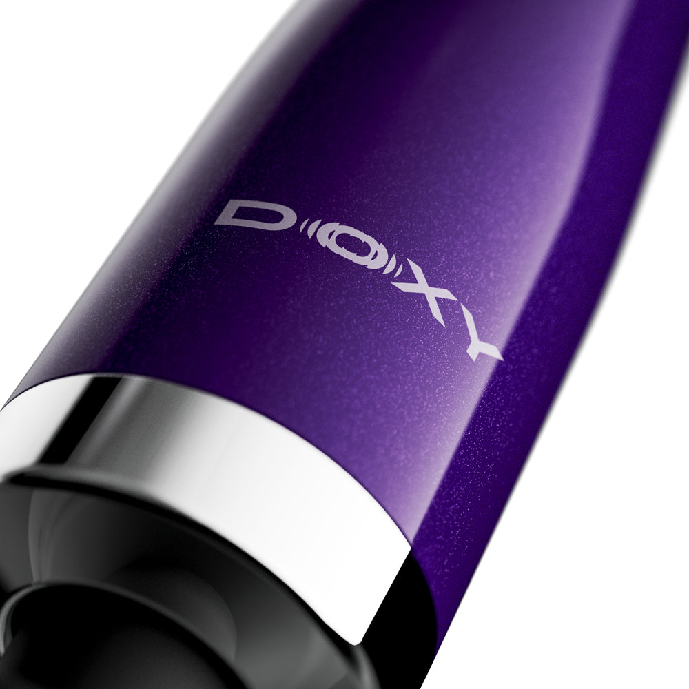 Doxy Die Cast Max Plug-in Wand Massager Purple showing premium finish and design details.