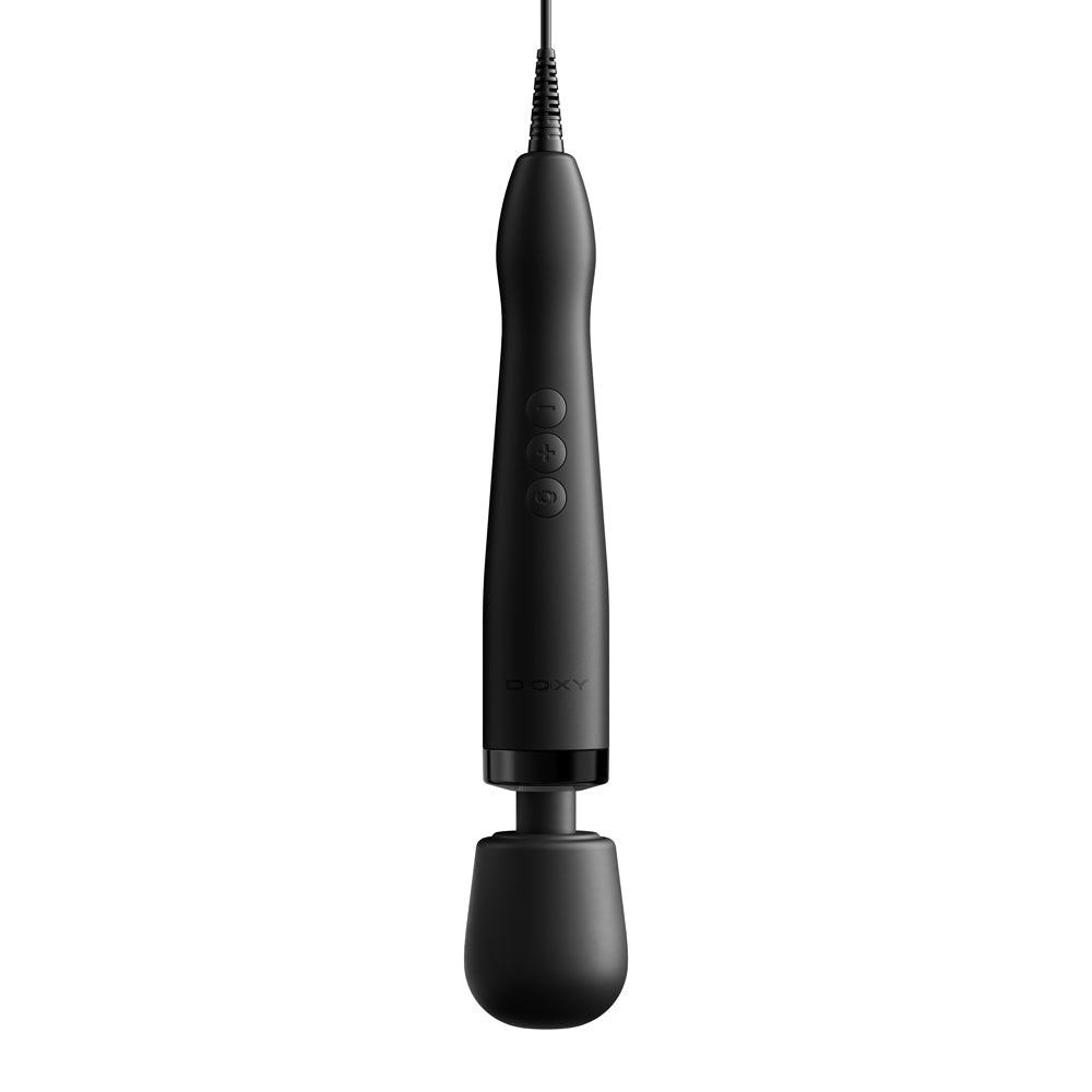 Doxy Original Wand Massager Black, a powerful mains-powered massager designed for deep satisfaction.