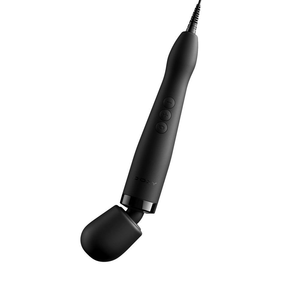 Doxy Original Wand Massager Black showing the sleek design and powerful features for ultimate satisfaction.