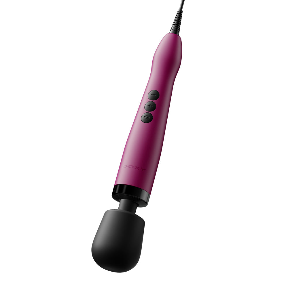 Doxy Original Wand Massager Pink, powerful plug-in wand with deep rumble and straightforward controls.
