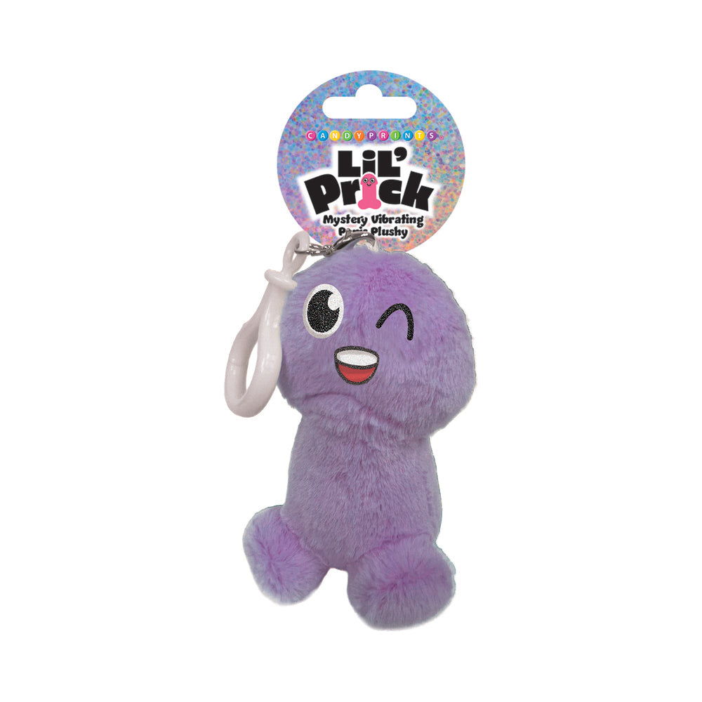 Lil Pricks Mystery Box Individual Plush Penis Keychain - soft purple plush keychain with playful design