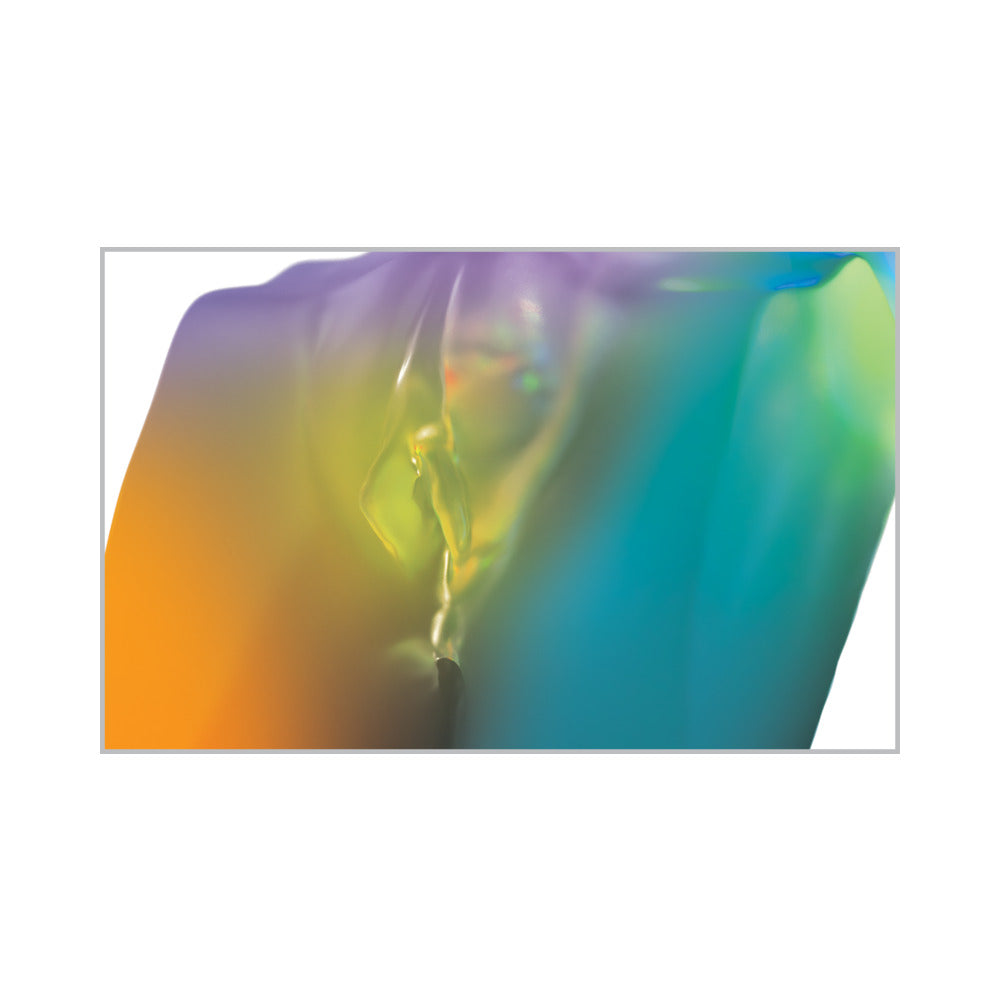 Close-up of the Pdx Elite Go-go Bator Led Mega Masturbator Frosted showcasing vibrant colors and realistic textures.