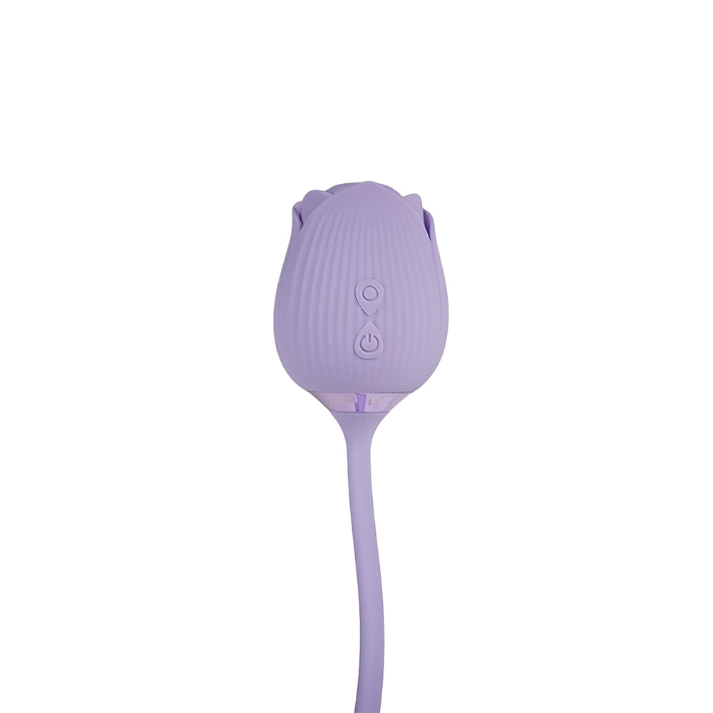 Camtoyz Lotus G-spot Stimulator in a flower shape, lavender color, designed for targeted pleasure.
