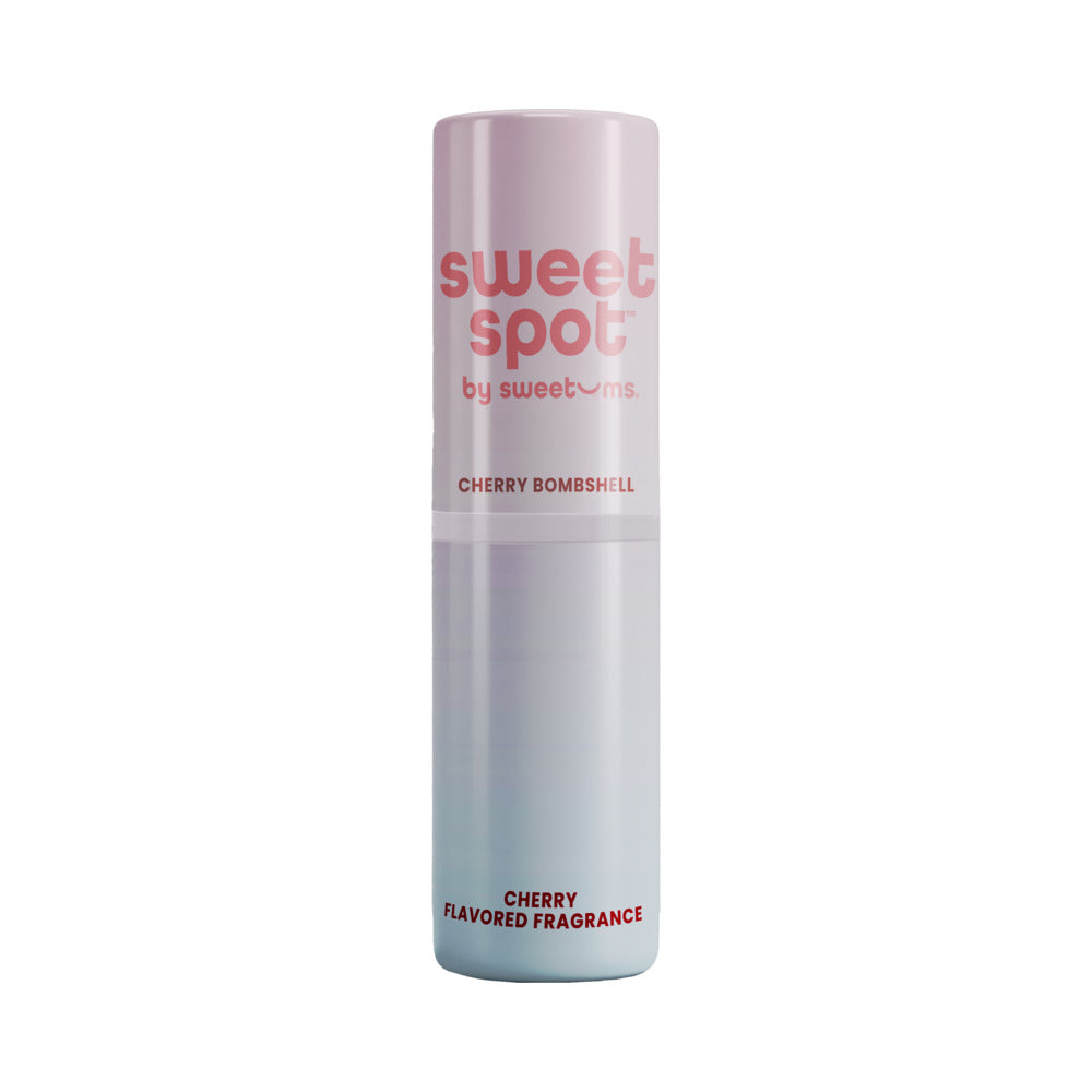 Sweetums Sweet Spot Flavored Fragrance Cherry Bombshell solid perfume stick with cherry aroma