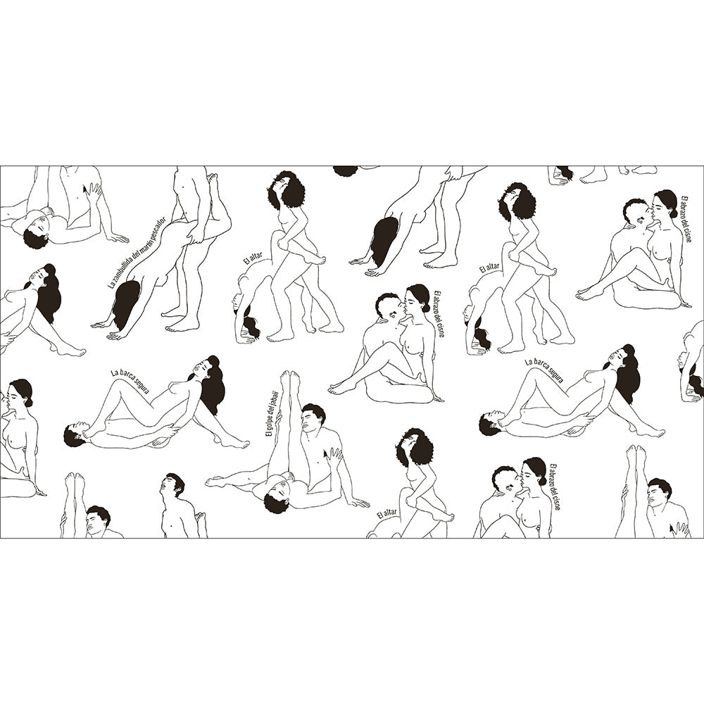 Kama Sutra Coloring Book Libro Para Colorear Spanish Edition illustrations featuring intimate poses for coloring.