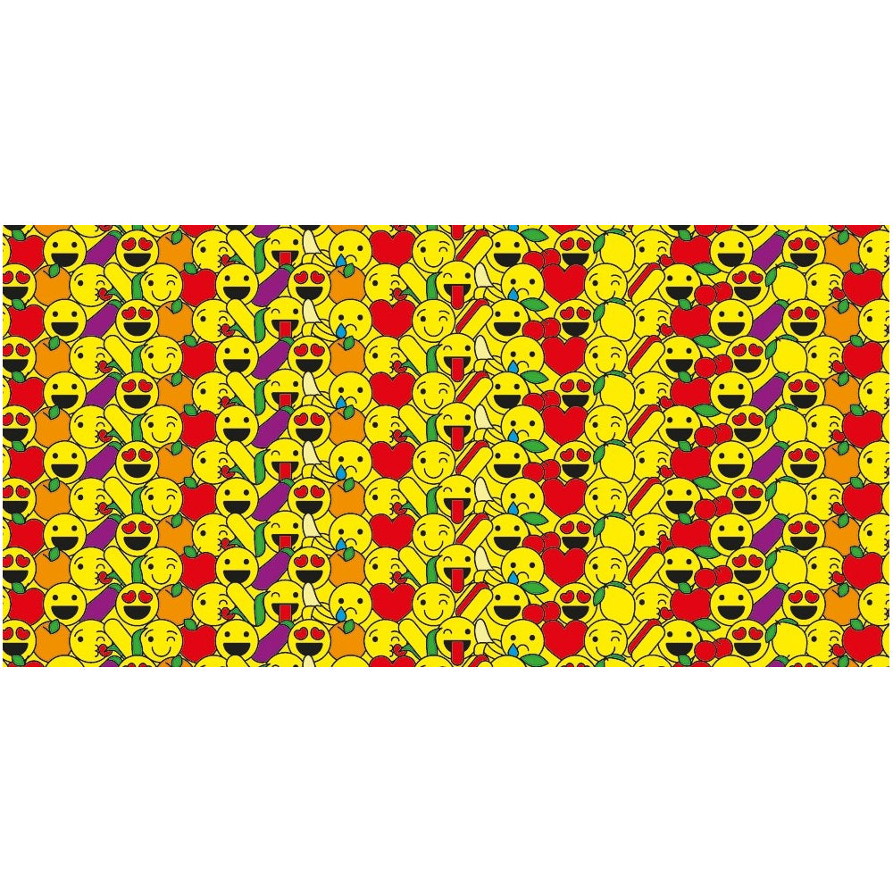Spot The Cock A Search And Find Book illustrated with colorful smiley faces and playful patterns.