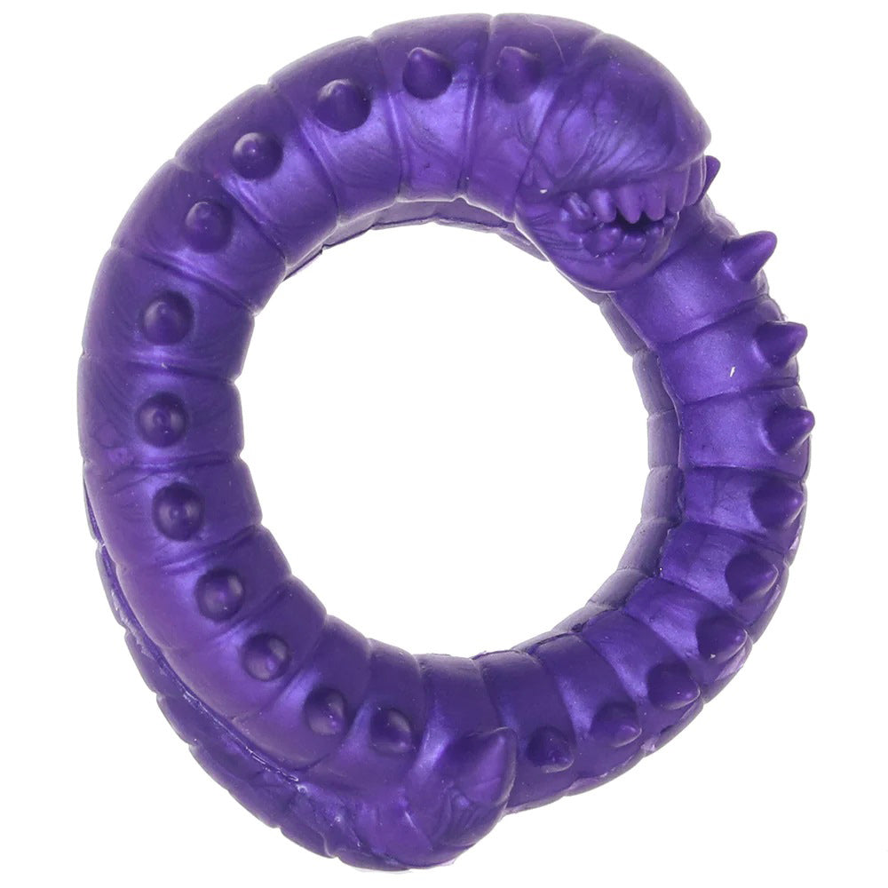 Slitherine Silicone Cock Ring - Purple-7