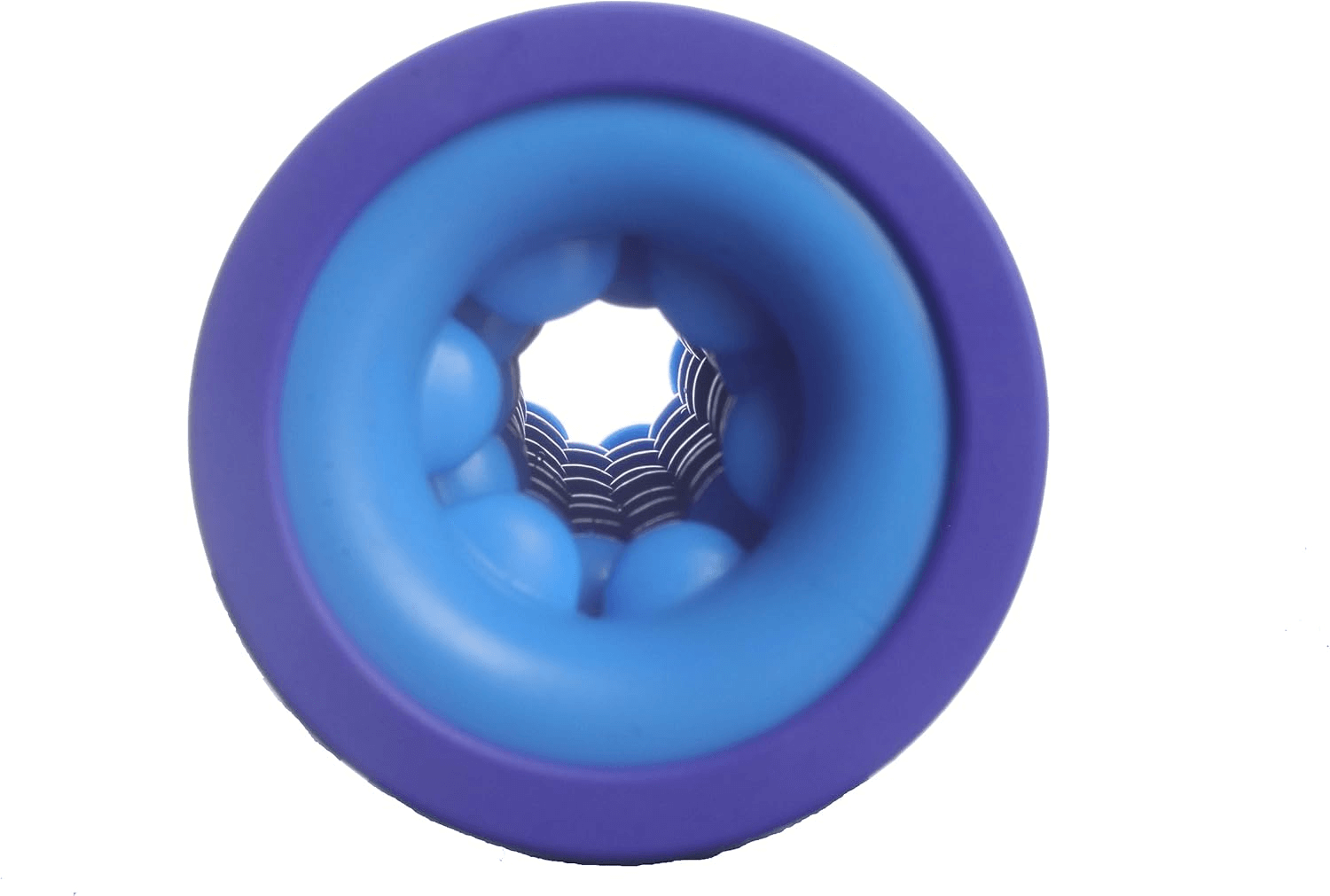 Quickies Stick Your Dick in This Stroker viewed from above, showcasing its unique textured interior and modern design.