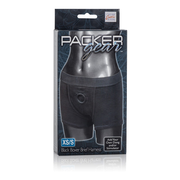 Packer Gear Boxer Brief Harness - Extra Small/small - Black-3