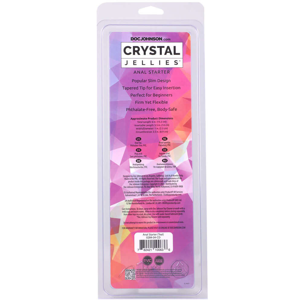 Crystal Jellies - Anal Starter - Teal-0