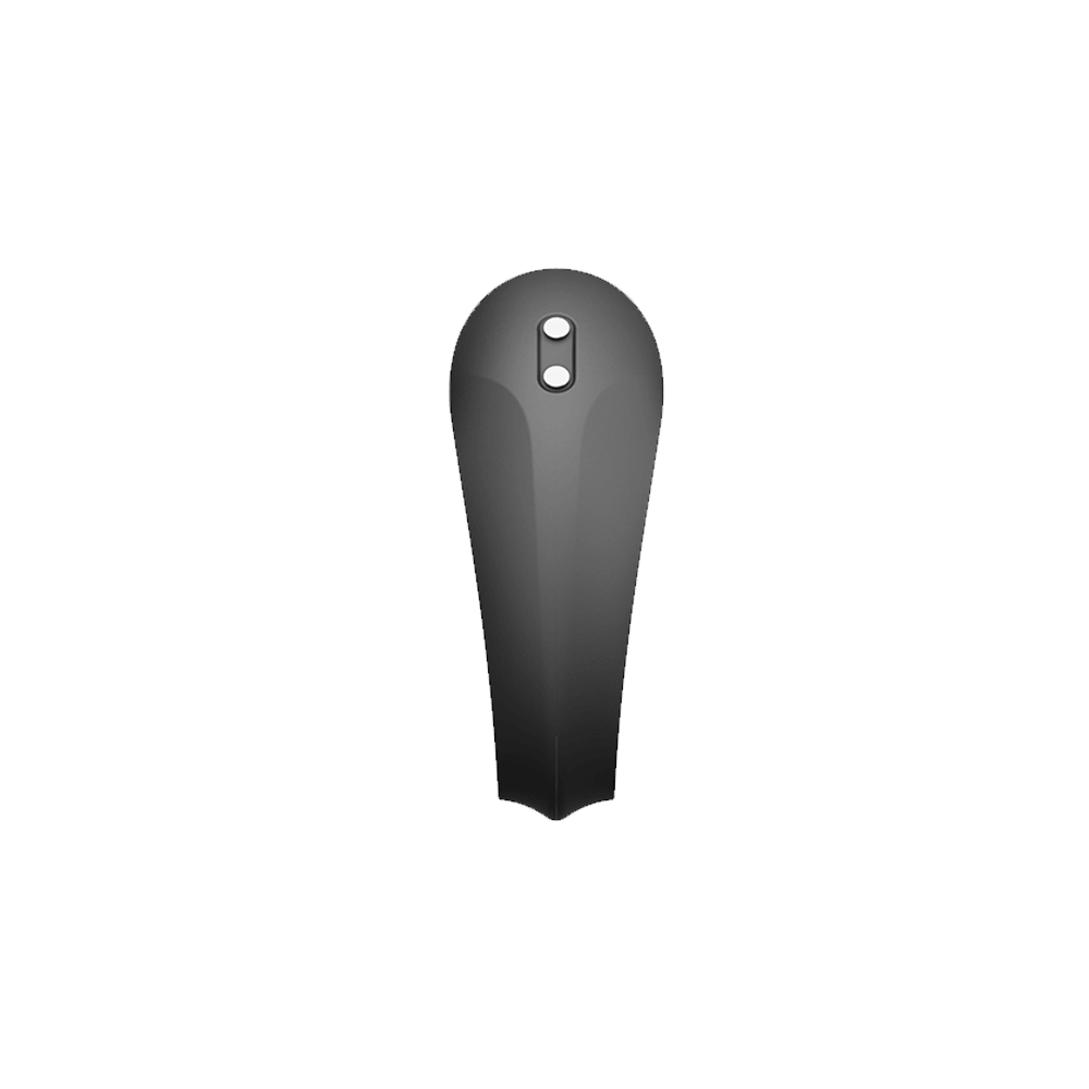 ZALO Apis Vibrating Couples Ring Obsidian Black in a sleek, ergonomic design with a smooth finish.