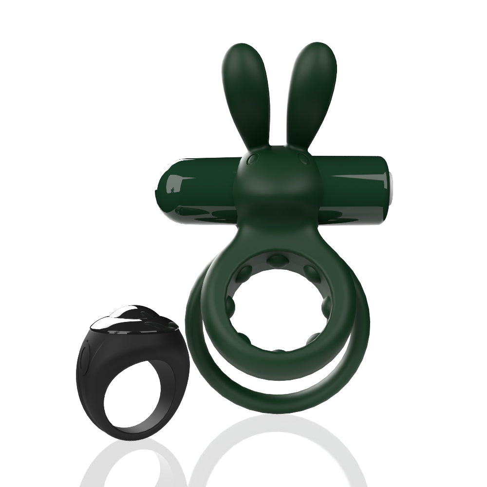 Screaming O Remote Controlled Ohare Vibrating Ring - Green-4